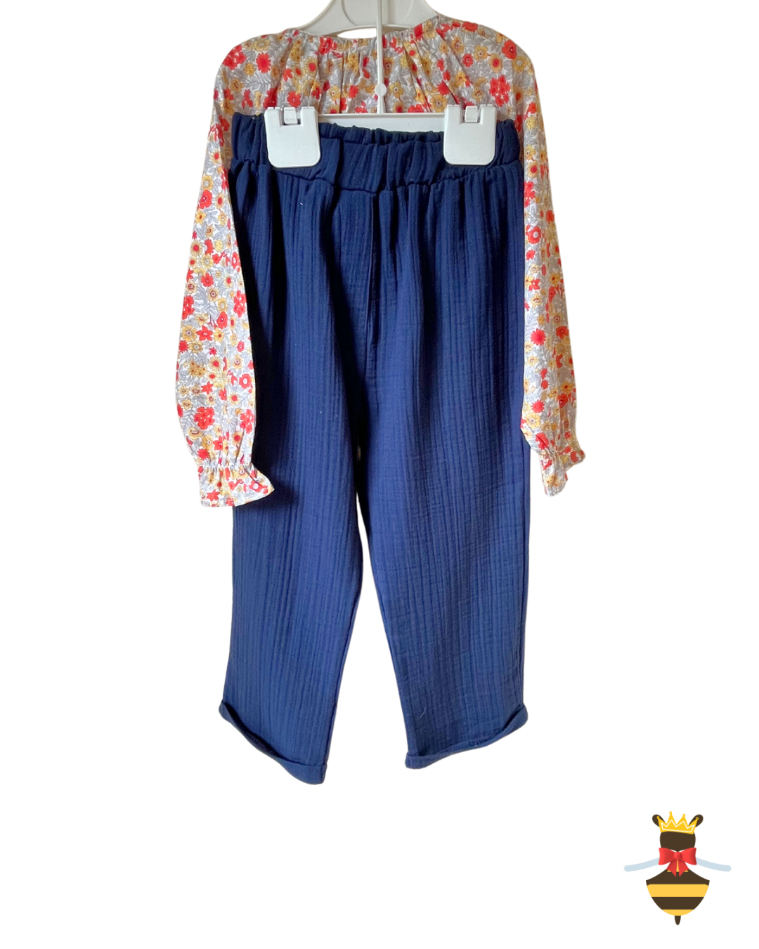 Cotton Blouse & Trousers