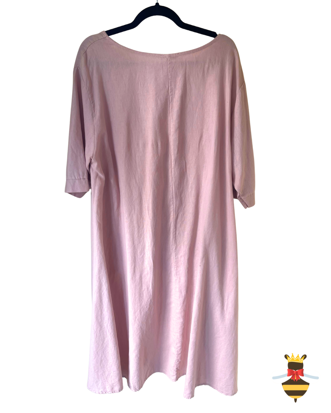 Dusty Pink Dipped Hem 2 Piece