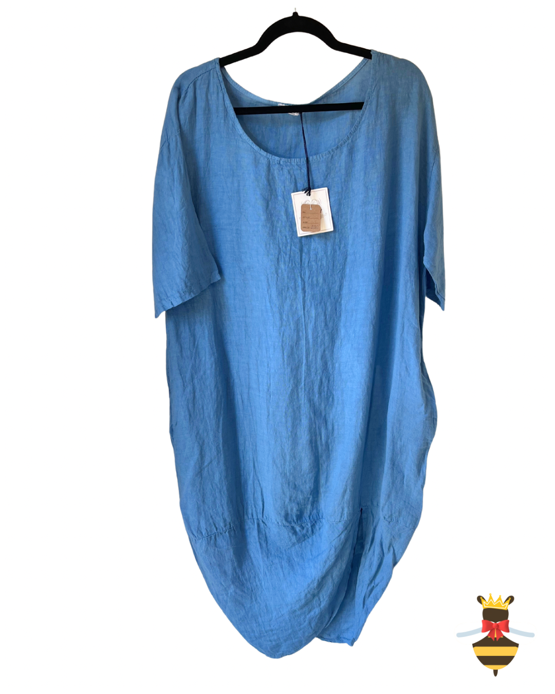 Linen Cocoon Dress