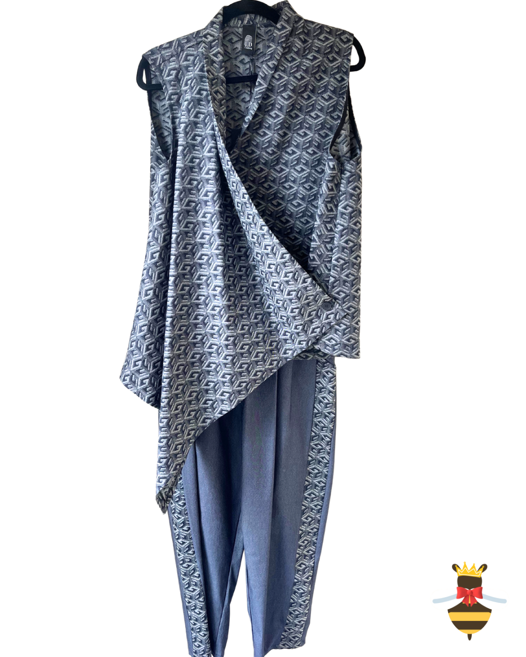 I.D Clothing Geometric Denim Set