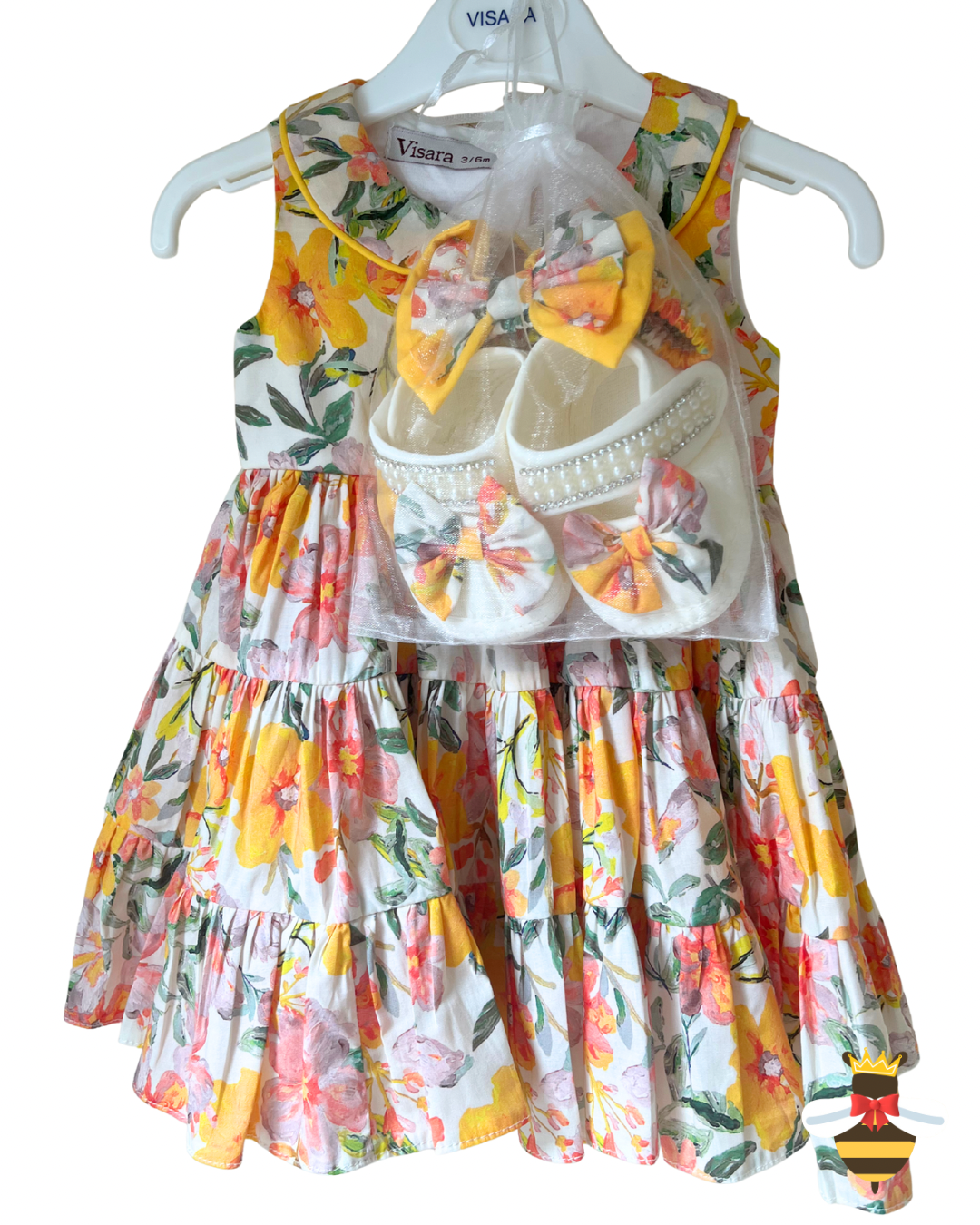 Floral 3 Peice Dress Set