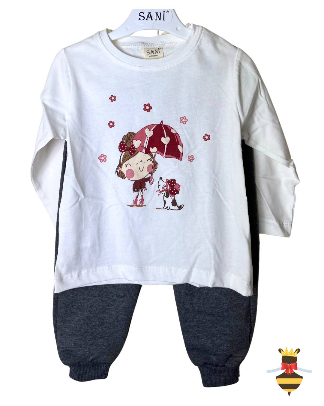 Heart Fleece 3 Piece Set