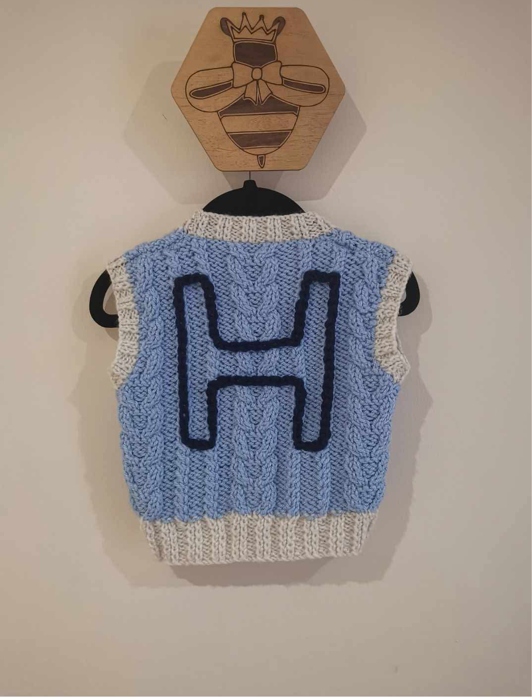 Initial Embroidered Jumper