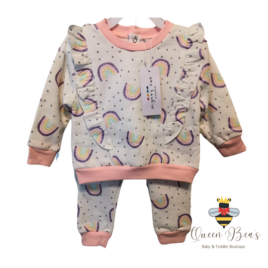 Rainbow Ruffle Tracksuit