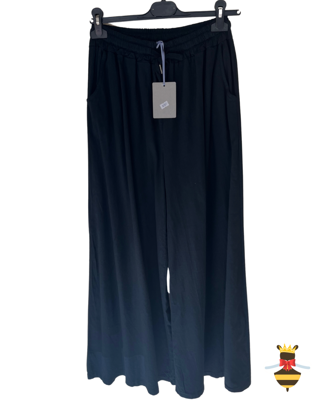 Cotton & Linen Wide Leg Trousers