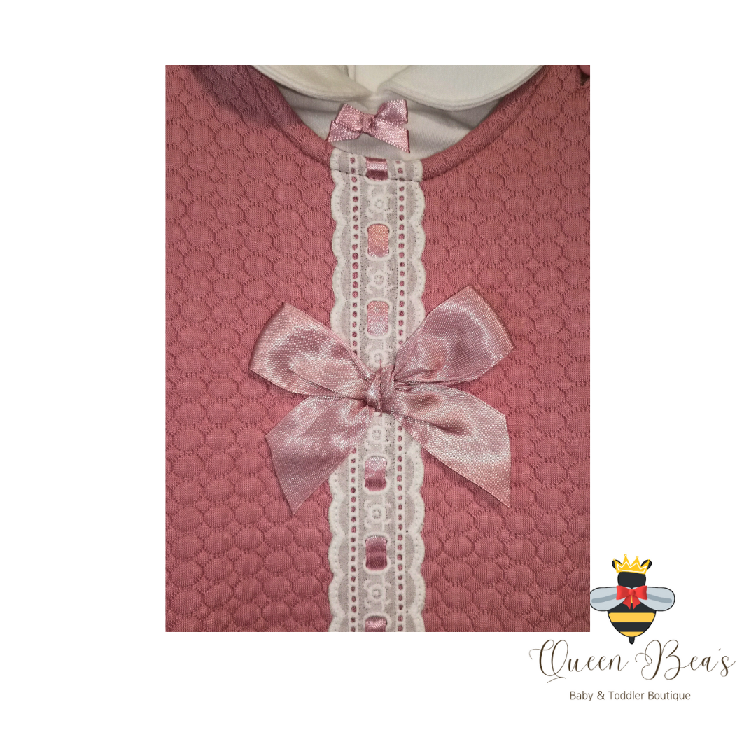 Lace Vintage Rose Romper