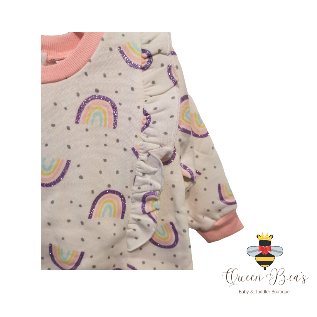 Rainbow Ruffle Tracksuit