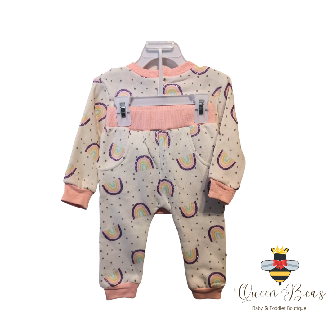 Rainbow Ruffle Tracksuit