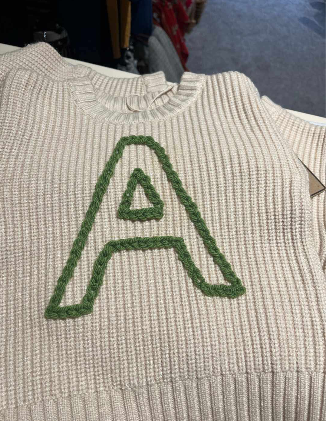 Initial Embroidered Jumper