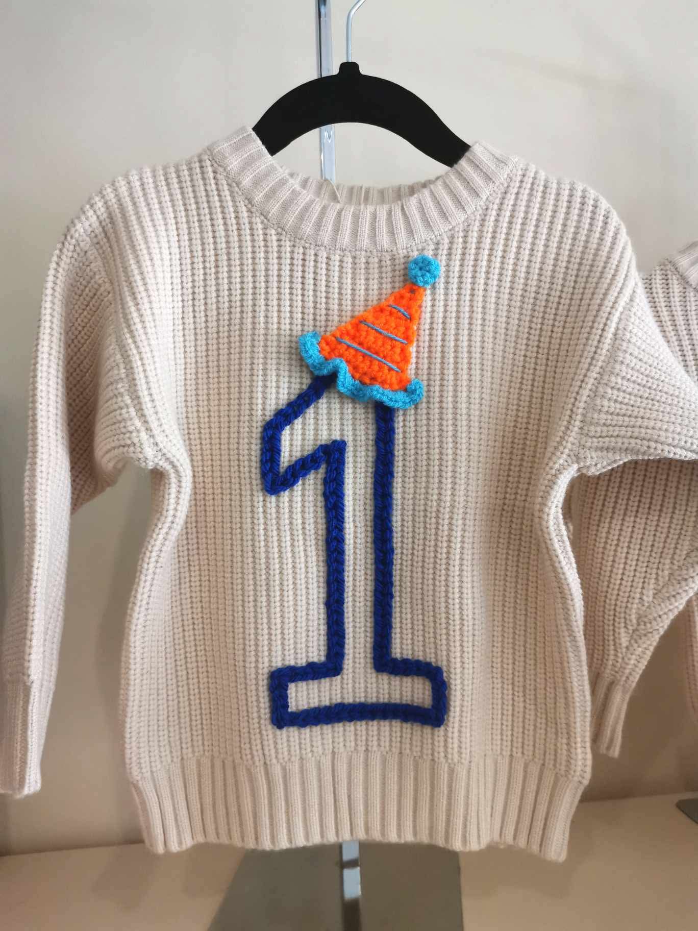 Number Embroidered Jumpers