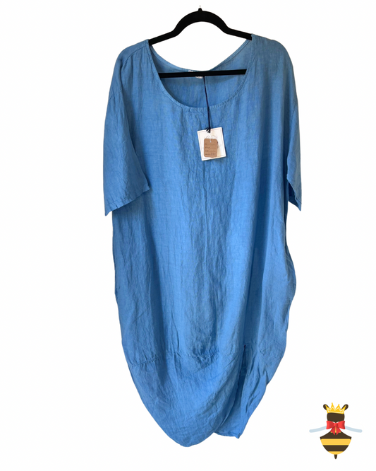 Linen Cocoon Dress