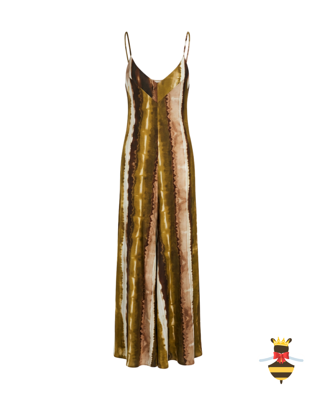Olive & Chocolate Wide Leg Jumpsuit