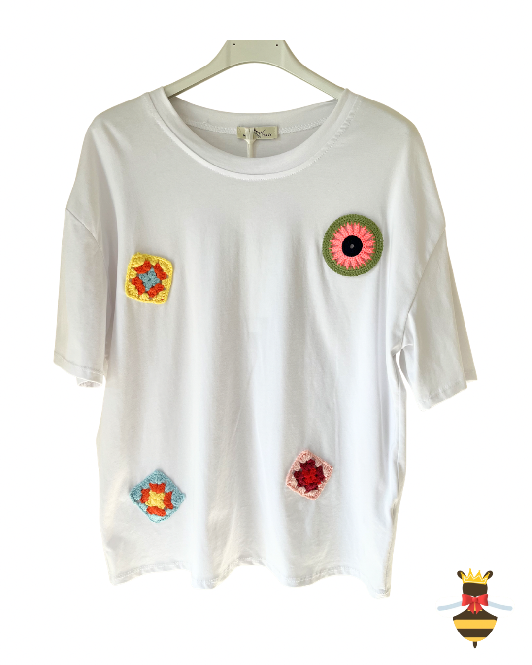 Crochet Patch T-Shirt