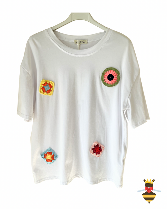 Crochet Patch T-Shirt