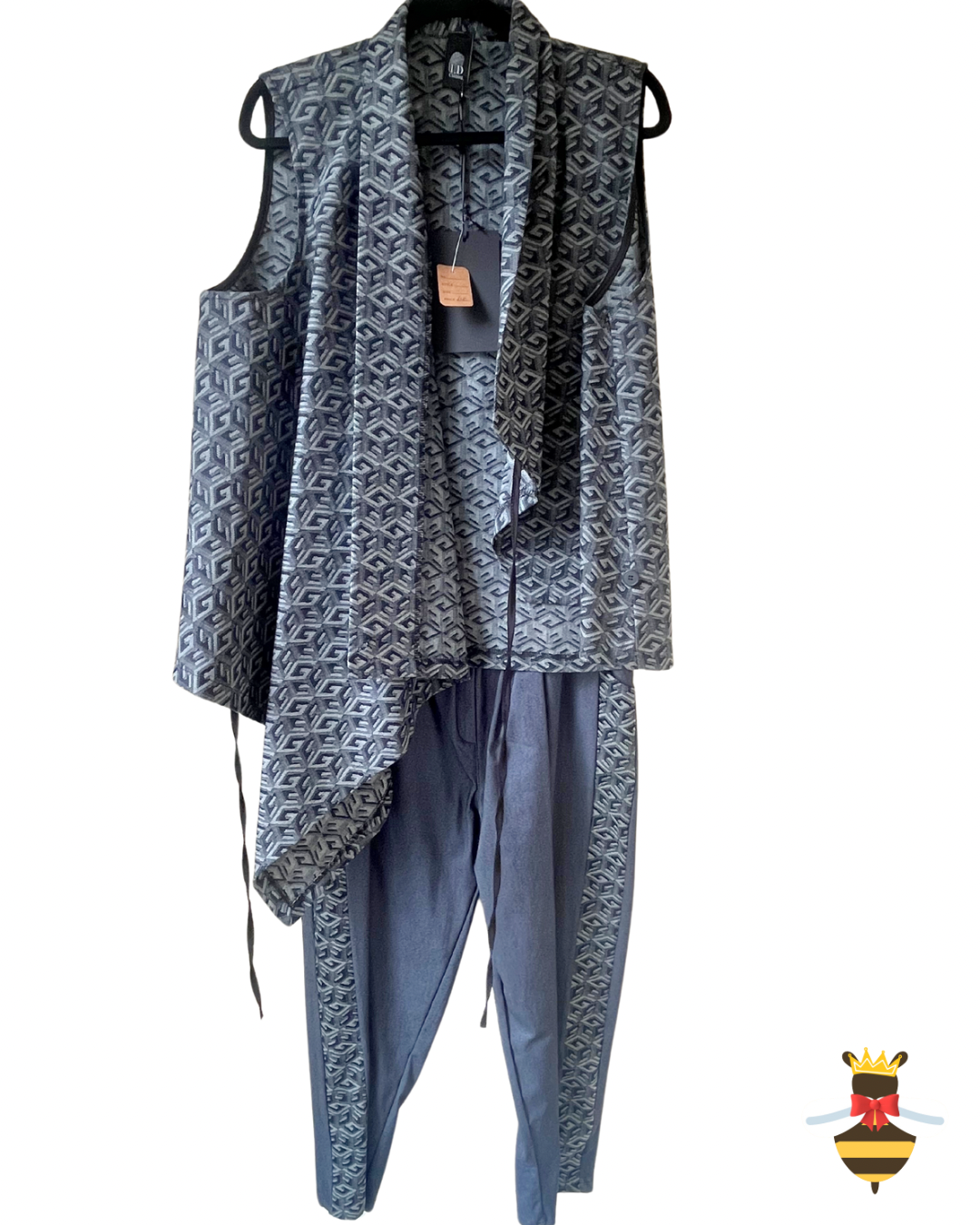 I.D Clothing Geometric Denim Set