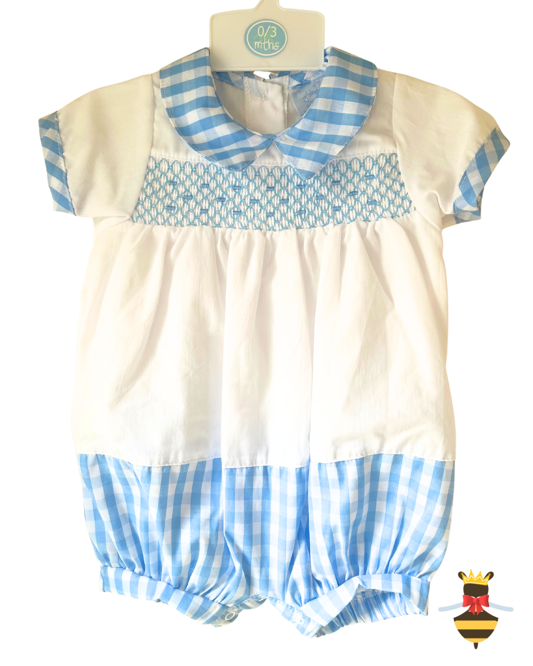 Boys Gingham Romper