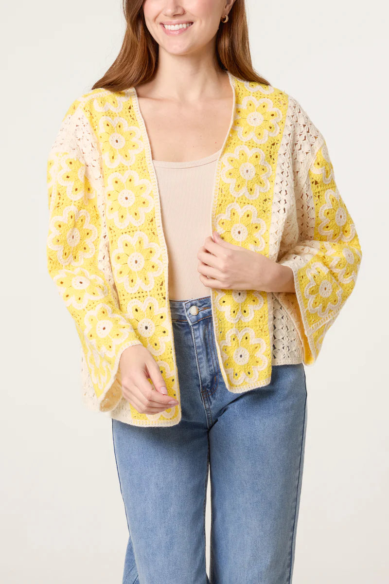 Floral Crochet Jacket