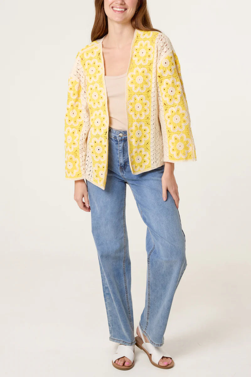 Floral Crochet Jacket