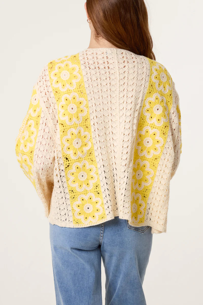 Floral Crochet Jacket